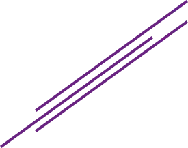 Élément décoration barres violettes accueil - Illumin'Alu