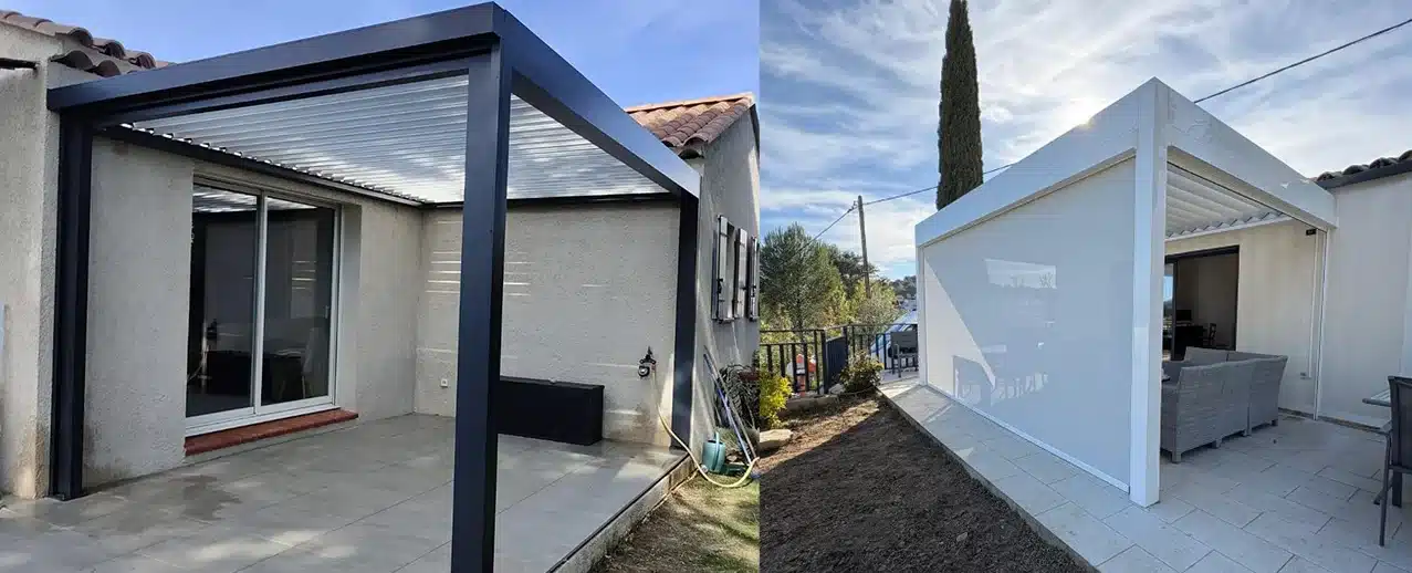 Pose de pergolas bioclimatique - Illumin'Alu - Aubagne et sa région