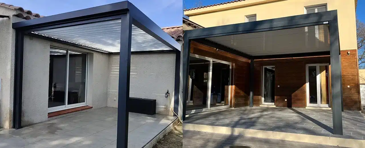 Pose de pergolas bioclimatique - Illumin'Alu - Aubagne et sa région